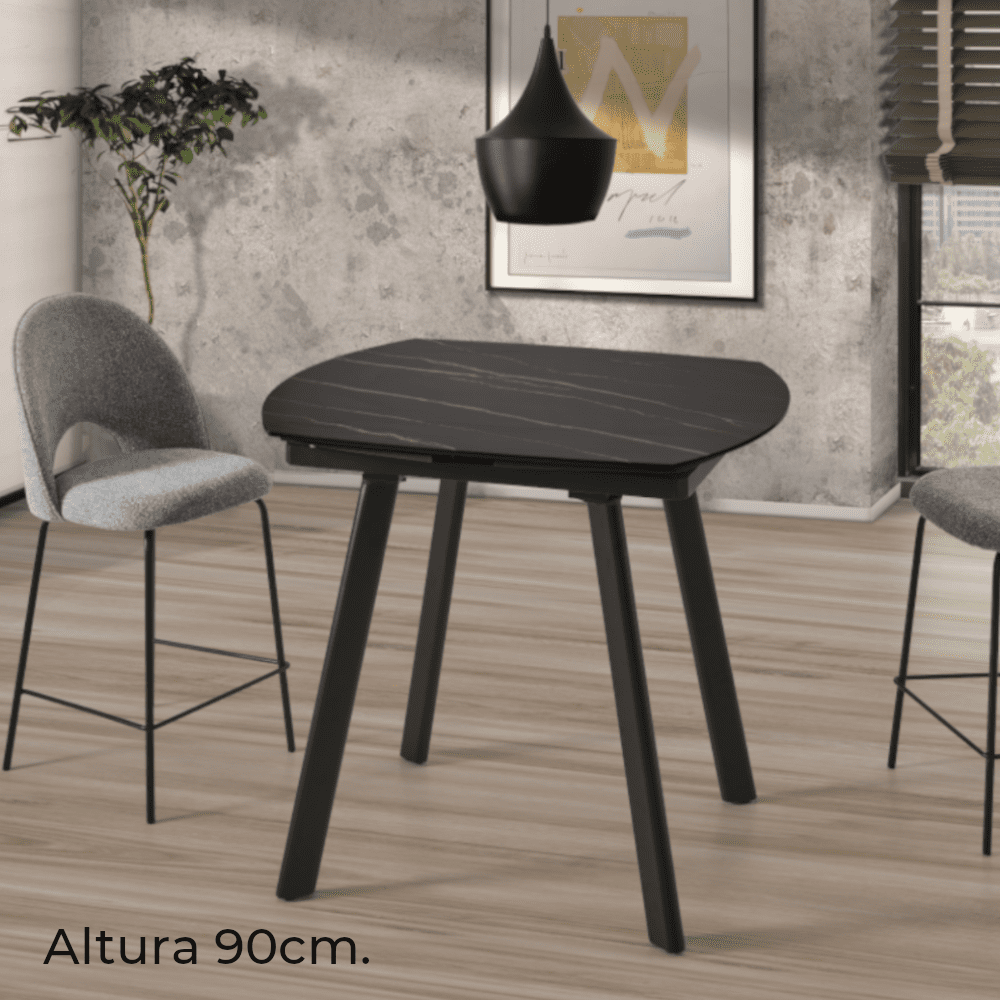 Mesa Redox Snack porcelánico extensible