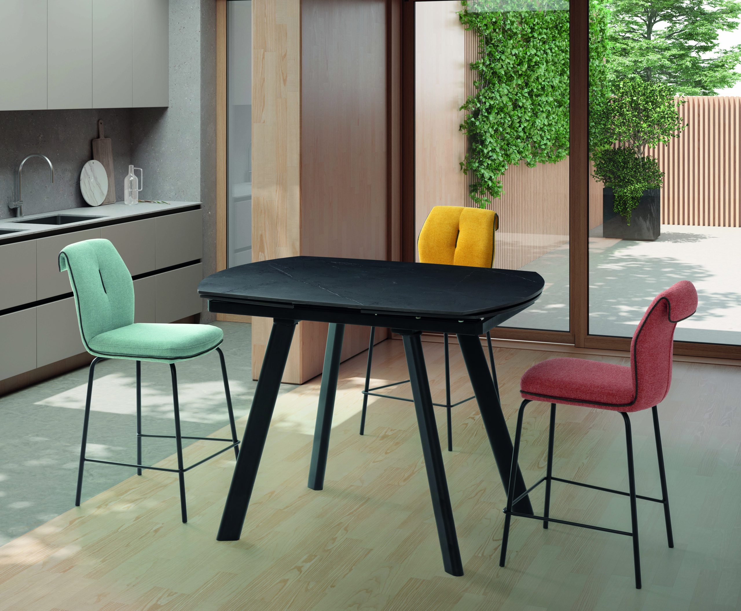 Mesa Redox Snack porcelánico extensible - Imagen 2