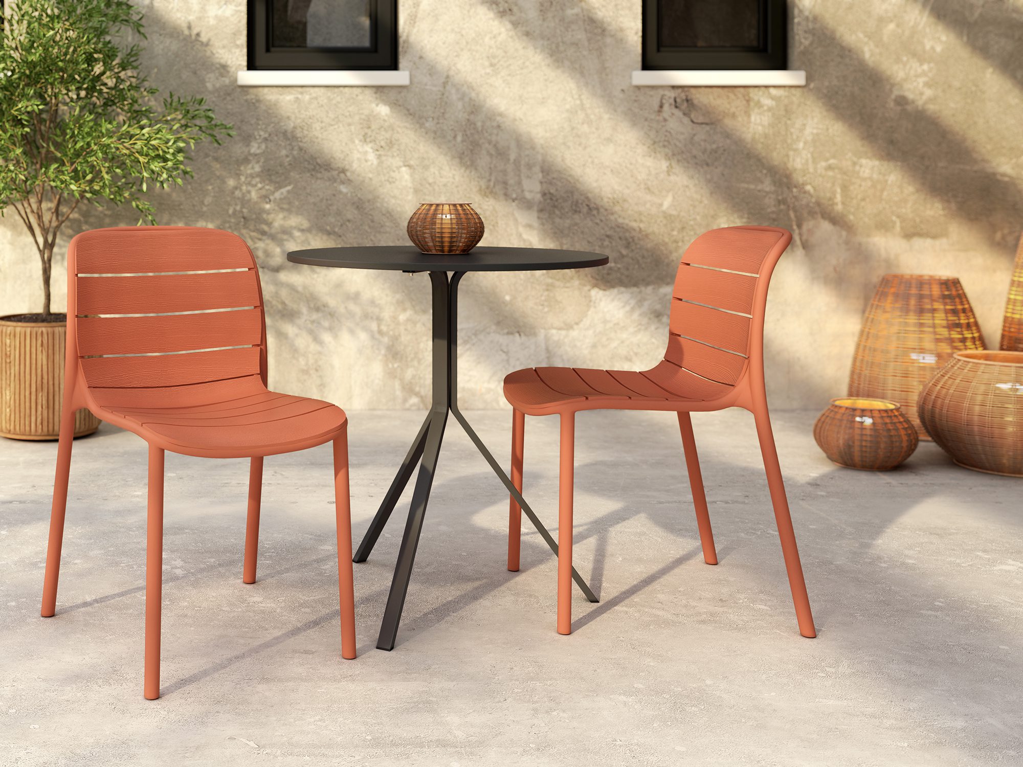 Silla Tulum Exterior "pack 4 unidades" - Imagen 2