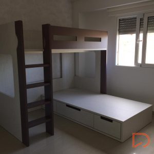 Dormitorio Juvenil con tren