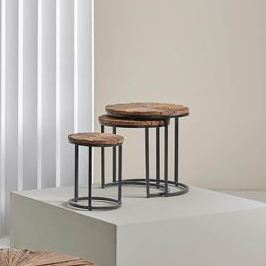 "Juego de 3" Mesas centro Nakul