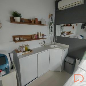 Pila y mueble centro estètico