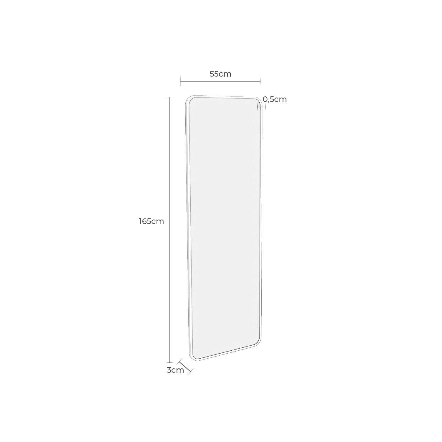 Espejo de pie Bremen - Imagen 3