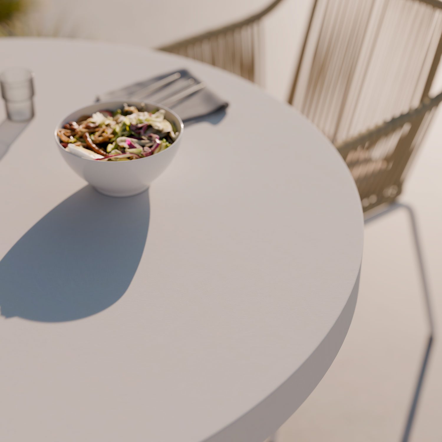 Mesa Thelma cemento - Imagen 3