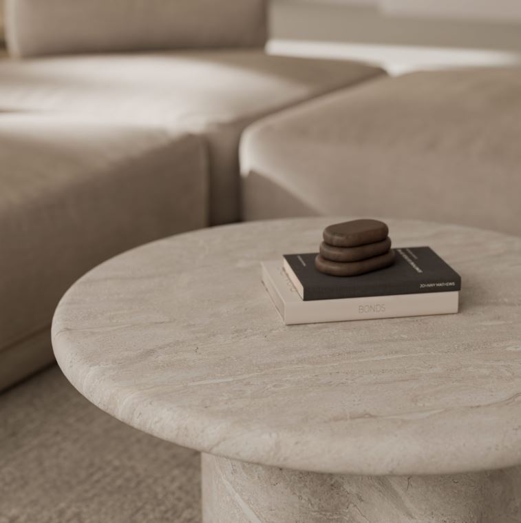 Mesa centro Luigi microcemento - Imagen 3