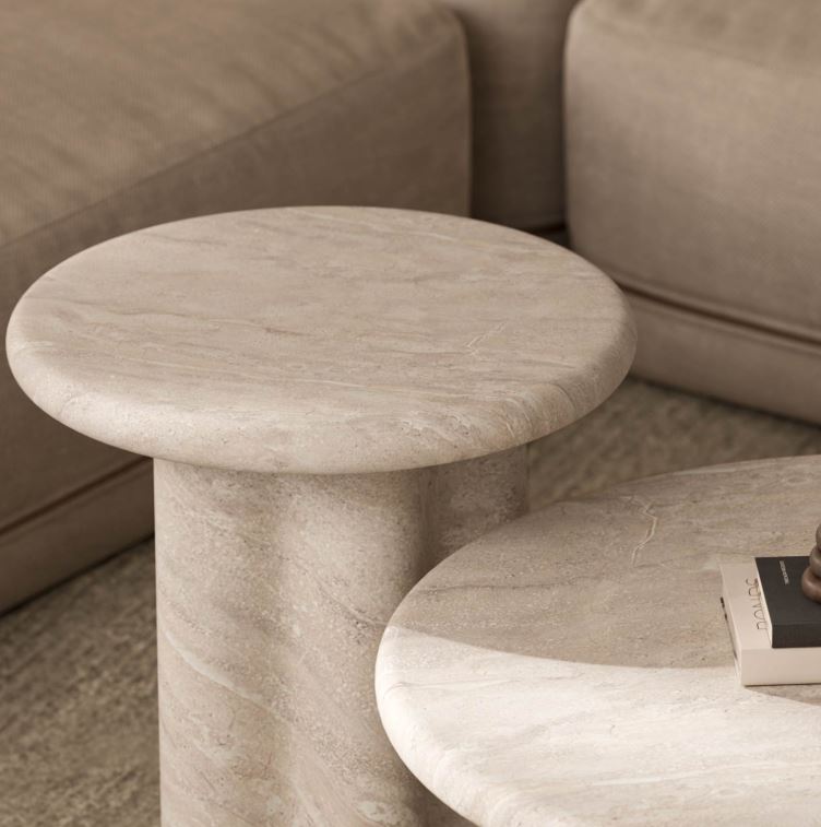 Mesa auxiliar Emeric microcemento - Imagen 3