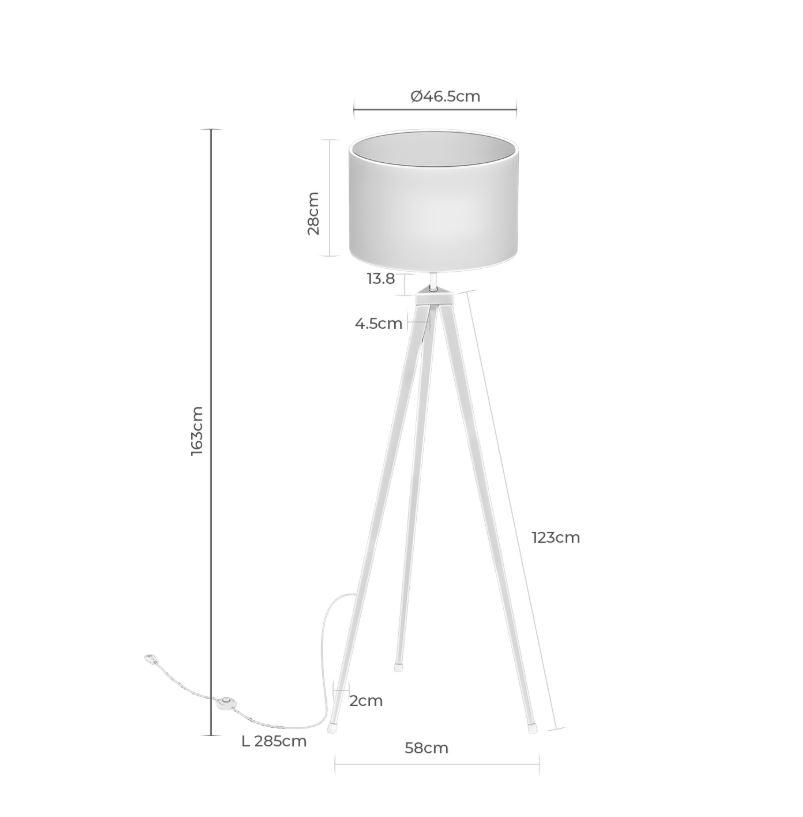 Lampara pie Chera - Imagen 9