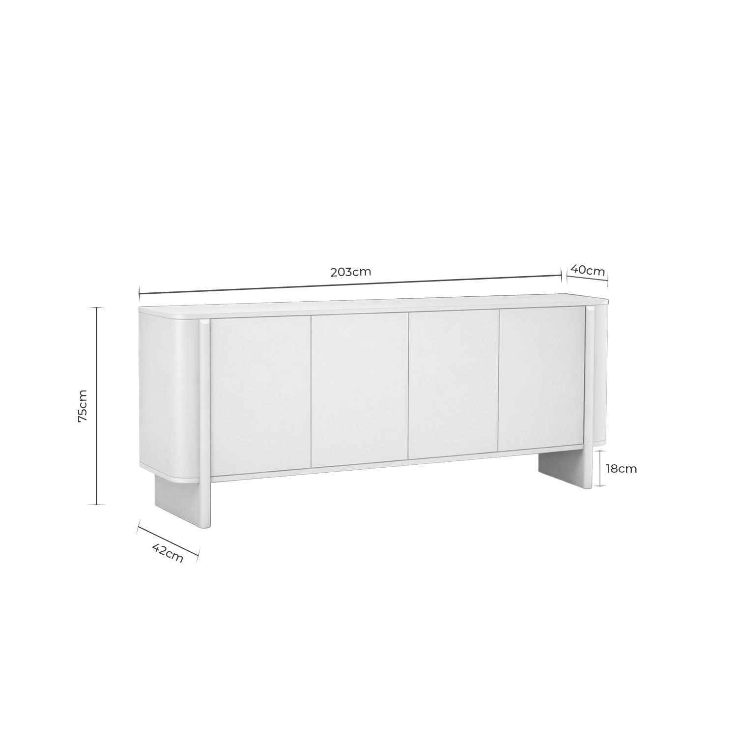 Aparador Sidney 200cm - Imagen 12